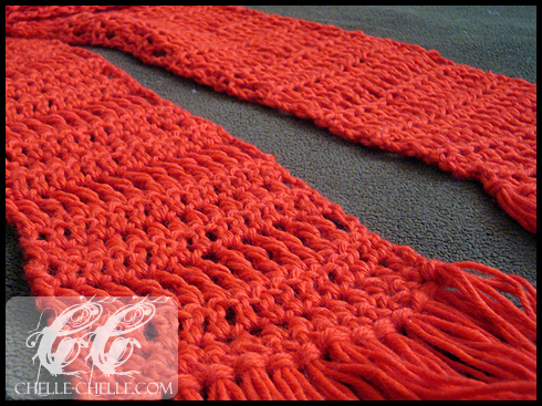 triple crochet scarf